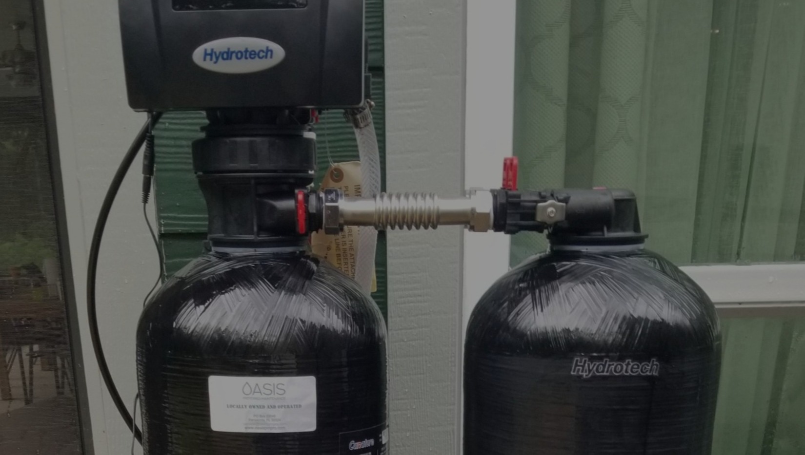 Water filtration and treatment tanks installed by Oasis Preferred Maintenance